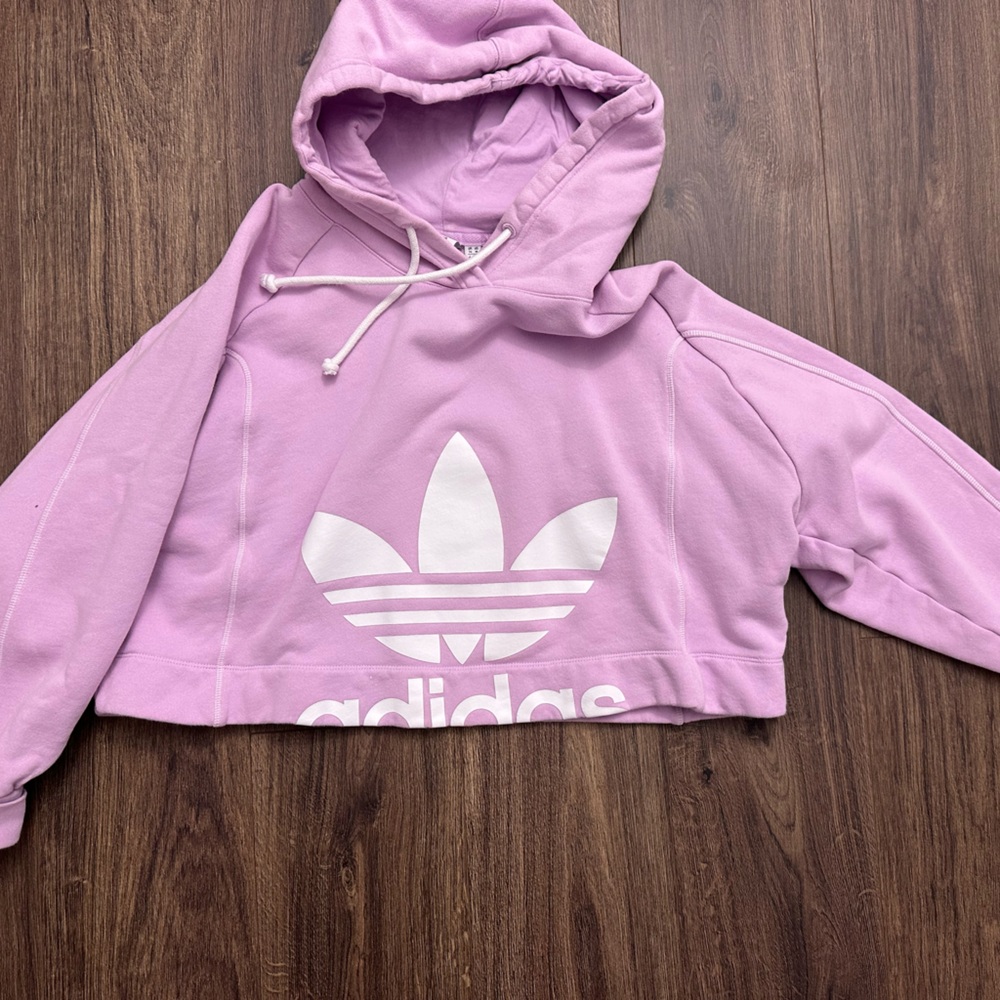 Cropped Adidas Hoodie